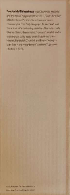CHURCHILL 1874-1922 by godson Earl of Birkenhead (ed) Sir John Colville