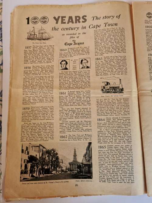 THE CAPE ARGUS CENTENARY SUPPLEMENT 1857-1957