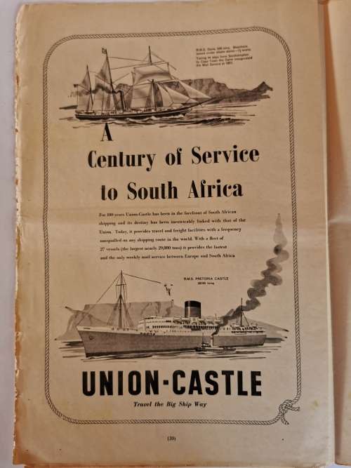 THE CAPE ARGUS CENTENARY SUPPLEMENT 1857-1957