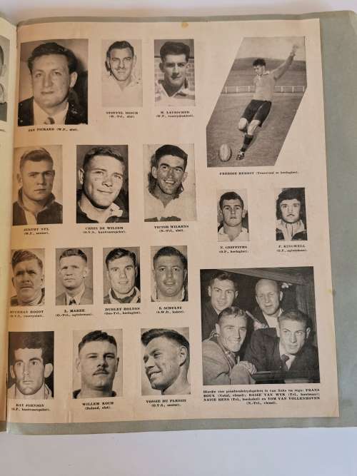 DIE BRANDWAG SE RUGBY-ALBUM: SPRINGBOK TOER 1956