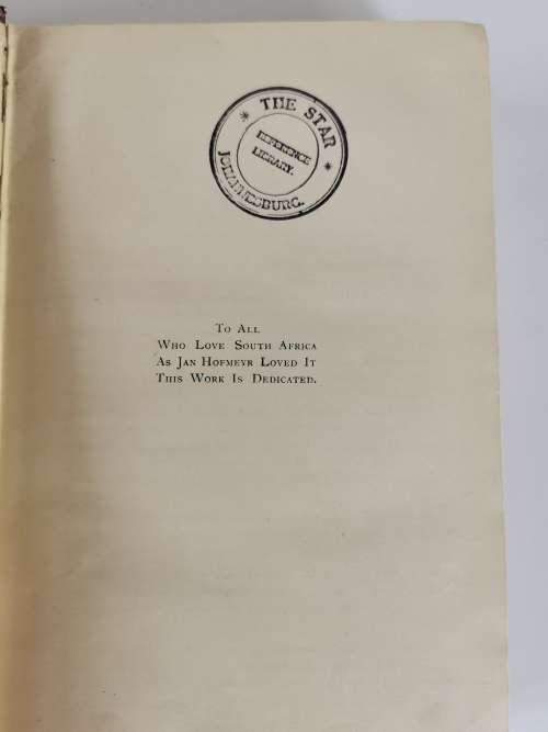 The Life of Jan Hendrik Hofmeyr (Onze Jan) by J.H. Hofmeyr