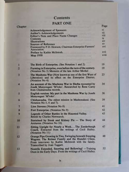 ``RHODESIANA`` Echoes of Enterprise by Kathie McIntosh and Libby Norton