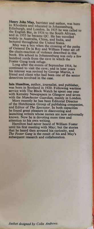 The Foster Gang by Henry J. May and Iain Hamilton
