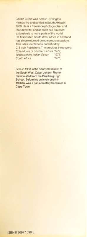 South West by Gerald Cubitt and Johann Richter