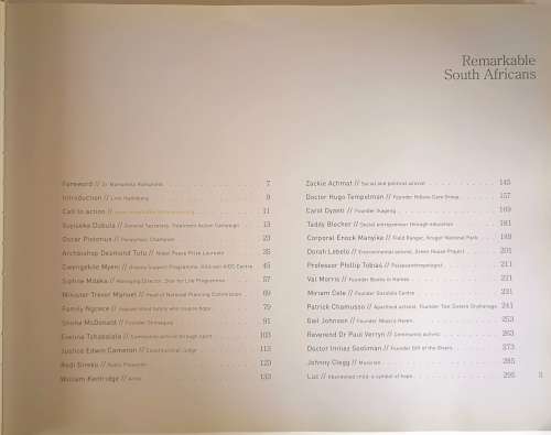 Remarkable South Africans by Line Hadsbjerg and Pep Bonet