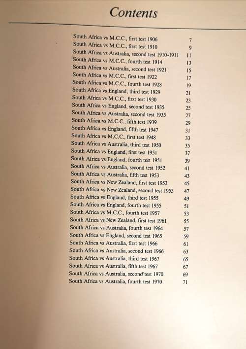 Great Springbok Cricket Tests:100 Years of Headlines,A Cricket Centenary Scrapbook by C.Greyvenstein