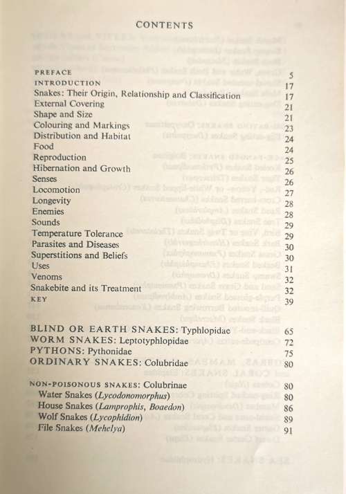 A Field Guide to the Snakes of Southern Africa by V.F.M. FitzSimons