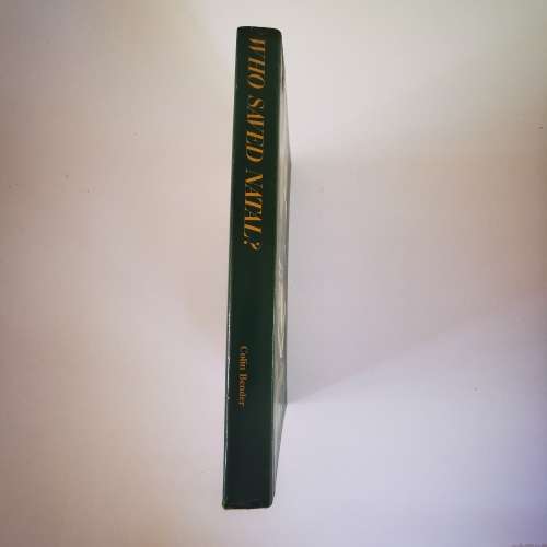 Who Saved Natal  by Colin Bender ``SIGNED``