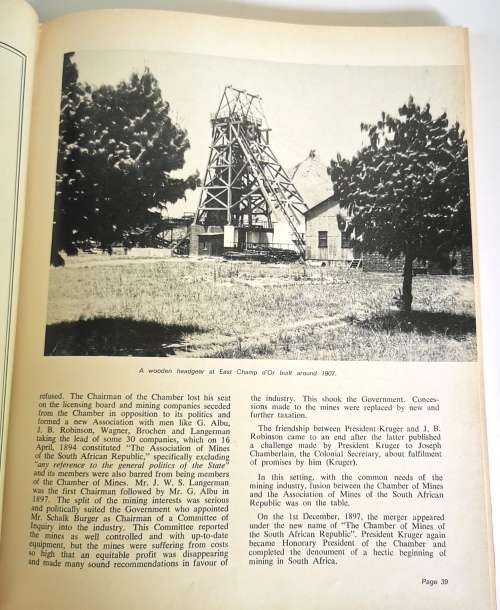 50 Jare van Saamwerking in Mynbow, 50 Years of Co-operation in Mining by P J Malan
