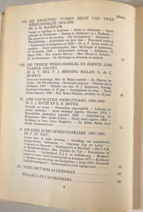 Die Kerk Teen Seinheuwel Drieankerbaai 1880-1980 by Etienne G Malan