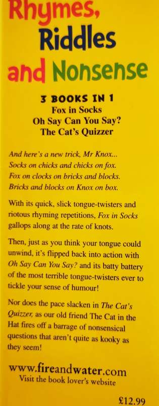 Rhymes, Riddles and Nonsense by Dr. Seuss