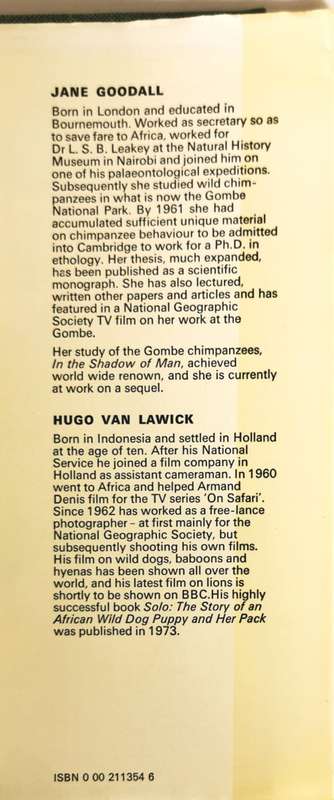 Innocent Killers by Hugo & Jane Lawick-Goodall