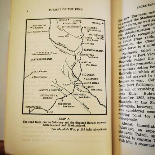 Pursuit of the King, An Evaluation of the Shangani by John O`Reilly