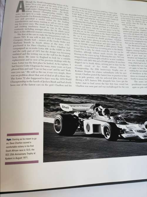 LOTUS 72 FORMULA ONE ICON by Michael Oliver