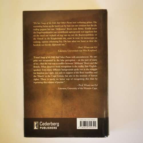 Songs of the Veld and other poems by Martinus van Bart