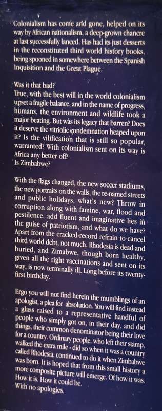 Sometimes when it Rains, White Africans in Black Africa by Keith Meadows