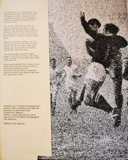 Springbok Saga, A Pictorial History from 1891 by Chris Greyvenstein