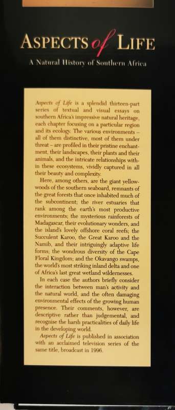 Aspects of Life, A Natural History of Southern Africa by Richard Chambers and Francois Odendaal