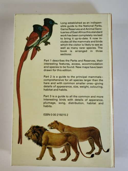 A FIELD GUIDE TO THE NATIONAL PARKS OF EAST AFRICA - J.G. WILLIAMS