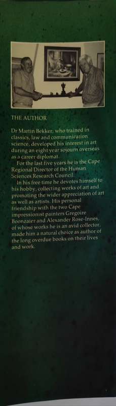 THE ART OF ALEXANDER ROSE-INNES -- Martin Bekker