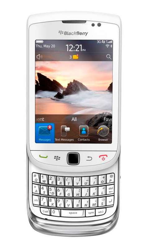 BLACKBERRY (WHITE) 9800 WITH CHARGER
