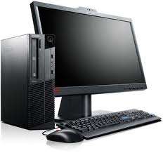 LENOVO M91P WITH 18.5" LG LCD DESKTOP INTEL CORE i5-2400-3.1GHZ, 4GB RAM, 500GB, DVDWR WIN 7