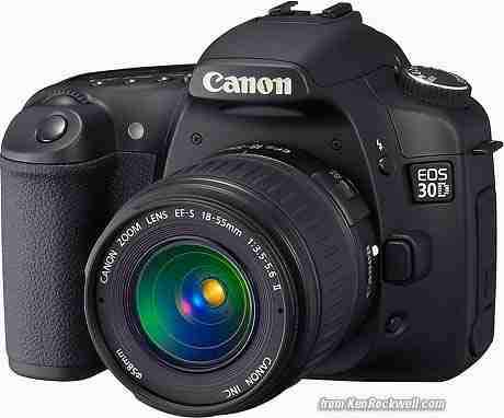 CANON EOS 30D WITH LENS EFS 18-55mm 1:3.5-5.6