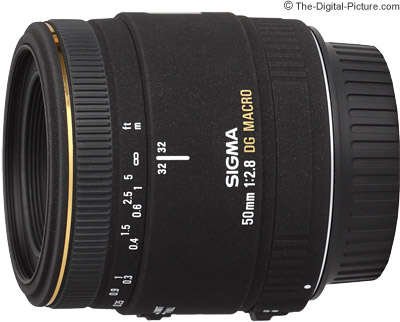 SIGMA 50mm 1:2.8 DG MACRO D LENS (FOR CANON)