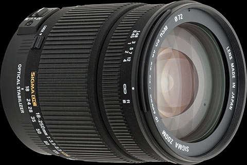 *SIGMA ZOOM LENS 18-250mm 1:3.5-6.3 DC OS FOR CANON #READY