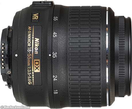 Genuine Nikon 18-55mm f/3.5-5.6G VR AF-S