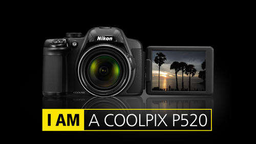 **AS NEW**Nikon COOLPIX P520 18.1 MP CMOS Digital Camera with 42x Zoom NIKKOR ED Glass Lens and GPS