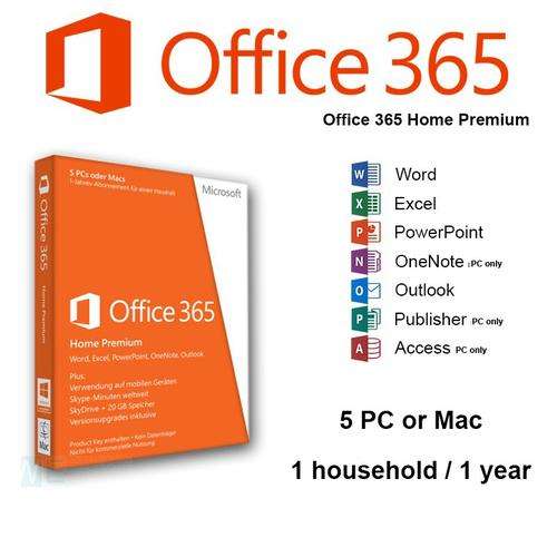 **BRAND NEW SEALED***MICROSOFT OFFICE 365: (HOME PREMIUM)