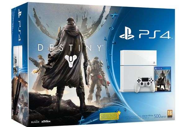 **BRAND NEW SEALED**PLAYSTATION (WHITE) 4 500GB WITH 1 GAME (DESTINY)
