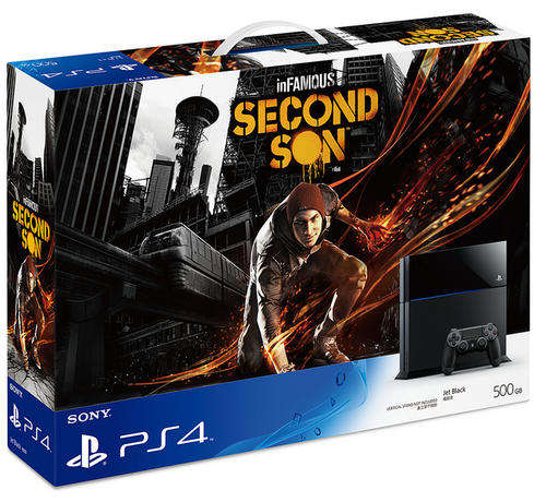 **BRAND NEW SEALED**PLAYSTATION 4 500GB WITH 1 GAME (INFAMOUS SECOND SON)