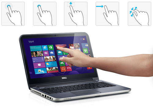 DELL INSPIRON 5421 TOUCH SCREEN, CORE i5-3337U, 6GB RAM, 500GB HDD, 14" DVDWRITER WINDOWS 7