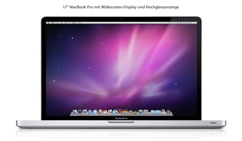 MACBOOK PRO 17"(FULL-HD) CORE i5 2.53GHZ CPU, 8GB MEMORY, 500GB, DVDWRITER, MAC OS X YOSEMITE