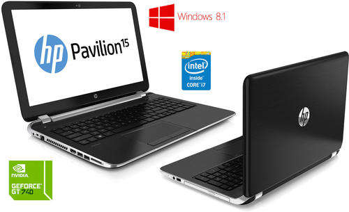 HP PAVILION 15-n215si,Core i7-4500U 1.8HZ, 8GB, 1TB HDD, DVDWR,2GB GRAPHICS,WINDOWS 8,