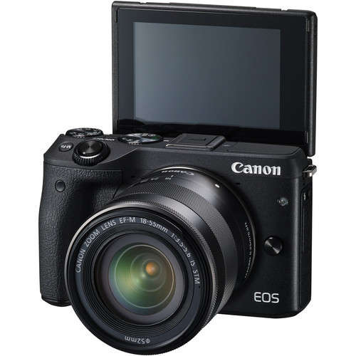 24.2 MP CANON EOS M 3 + CANON 18-55mm IS STM (WITH BUILT IN WIFI AND NFC CONNECTIVITY)