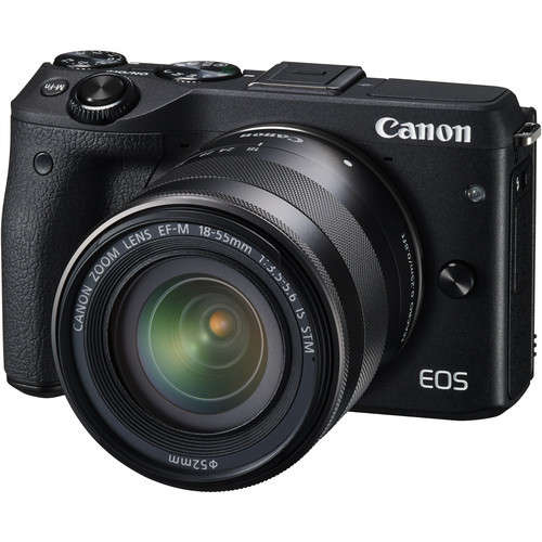 24.2 MP CANON EOS M 3 + CANON 18-55mm IS STM (WITH BUILT IN WIFI AND NFC CONNECTIVITY)