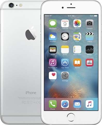 ORIGINAL APPLE iPHONE 6 PLUS 64GB SILVER WITH ALL ORIGINAL PACKAGING