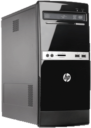 HP 500B MT DESKTOP COMPUTER INTEL PENTIUM DUAL CORE 3.2GHZ, 2GB MEMORY 320GB, DVDWRITER WINDOWS 7