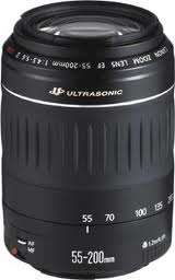 CANON ZOOM LENS EF 55-200mm 1:4.5-5.6 II USM
