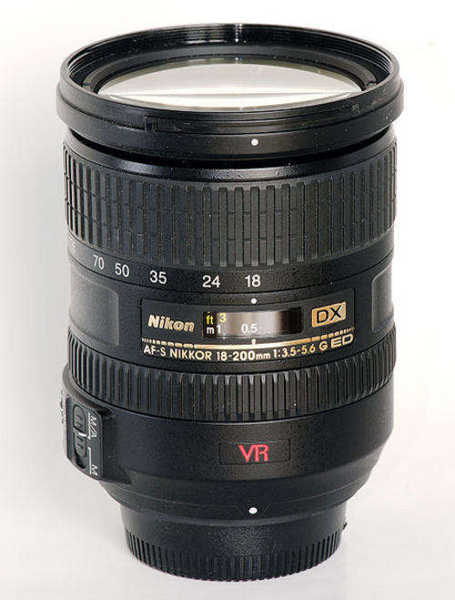 Nikon AF Zoom Nikkor 18-200mm f/3.5-5.6G ED-IF AF-S DX VR Lens
