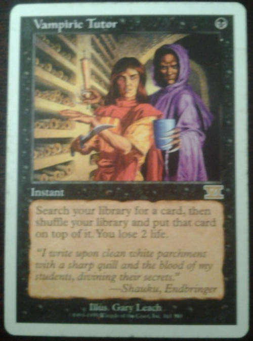 Magic the Gathering - Vampiric Tutor