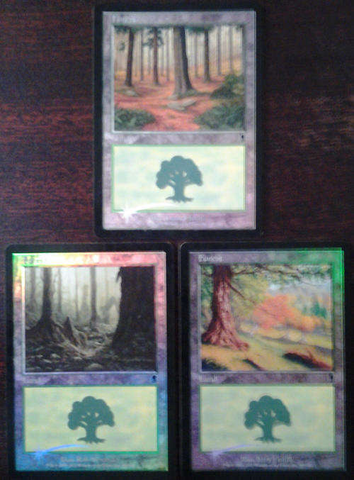 Magic the Gathering - x3 Foil Forrest