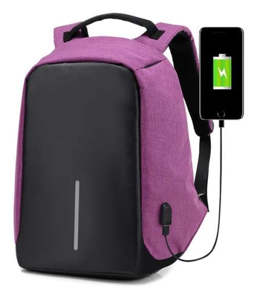 Anti Theft Laptop / Notebook Backpack Bag Travel Bag With External USB Charging Port