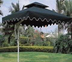 Retractable 2.2m×2.2m Steel Base Iron Outdoor Umbrella - 10 Colors Available