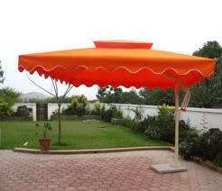 Retractable 2.2m×2.2m Steel Base Iron Outdoor Umbrella - 10 Colors Available