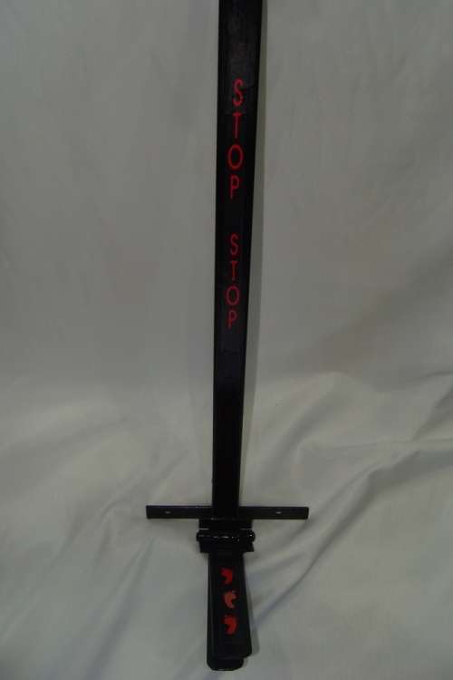 Custom Made Foot Operated Wall Mounted Sanitizer Stand - STICKERS INCLUDED - Available in 11 Colors