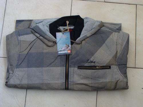 Stunning Winter Mens Quiksilver Jacket With Hood Large Slim Fit